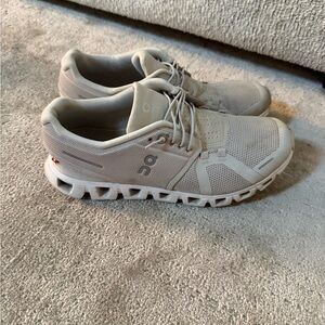 On Running Cloud Sneakers in Cream